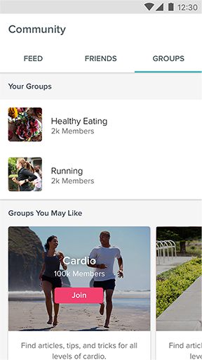 Fitbit コミュニティ—グループ