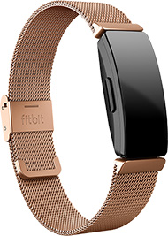 fitbit inspire hr rose gold
