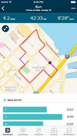 fitbit ionic gps tracking