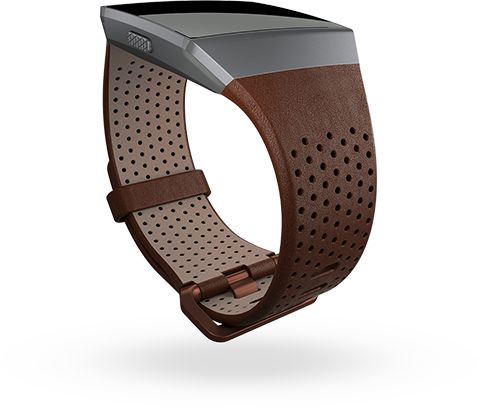 Correa de cuero en color coñac