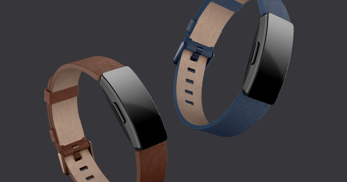 fitbit inspire hr leather band