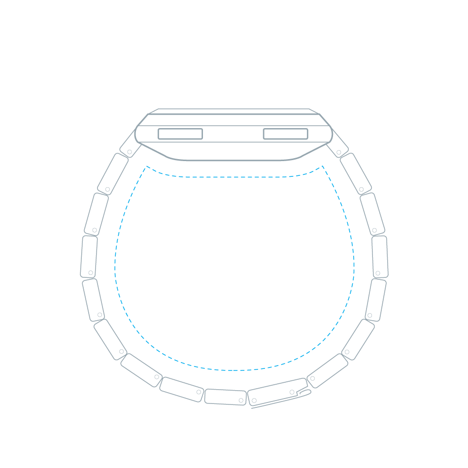 fitbit versa mm size